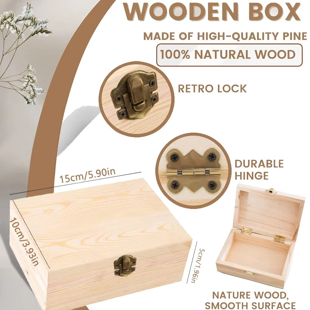 Personalized Wooden Keepsake Box with Custom Name – Animal Rainbow Memory Box for Kids – Custom Child Memory Storage Case – Birthday & Baby Shower Gift