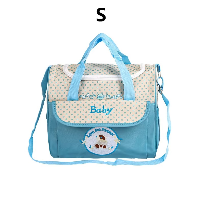 Lightweight Waterproof Mommy Diaper Bag – Large Capacity Cartoon Bear Shoulder Tote – Portable Crossbody Baby Bag for Travel, Nursing & Baby Essentials