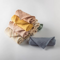 5Pcs 6-Layer Pure Cotton Baby Cotton Washcloth Soft Gauze Cotton Newborn Burp Cloth Absorbent Baby Towels Square Towels