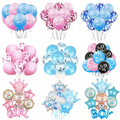Baby Shower Boy or Girl Balloons – Gender Reveal Party Decorations – Baby Shower Balloon Set for Boy or Girl Reveal Celebration Decor