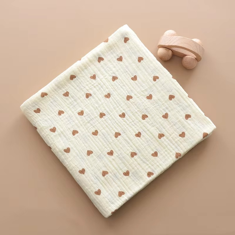 Baby Cotton Muslin Swaddle Blanket – Soft Gauze Receiving Blanket, Bath Towel & Sleep Blanket for Newborns – Breathable Toddler Swaddling Wrap