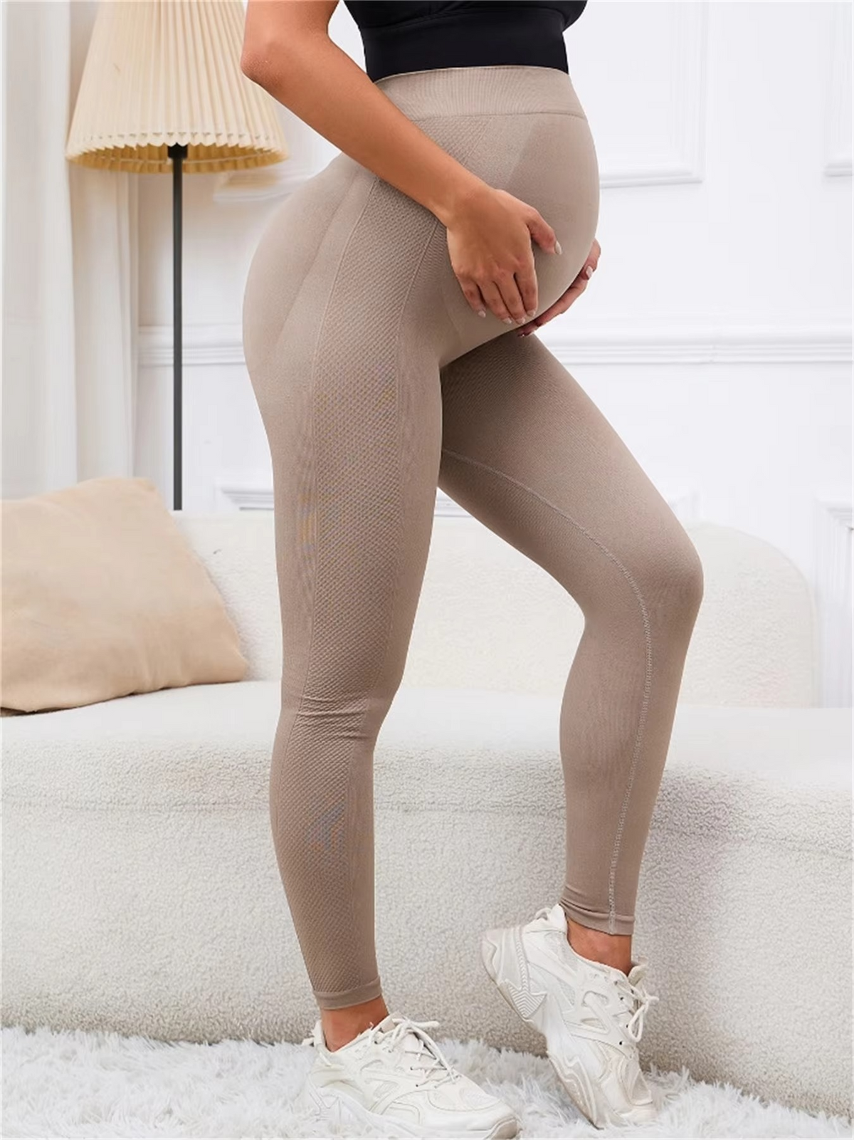 Women's Butterluxe Maternity Leggings – Over-the-Belly Pregnancy Yoga Pants – Soft Workout Activewear for Pregnant Women – Stretchy Maternity Leggings