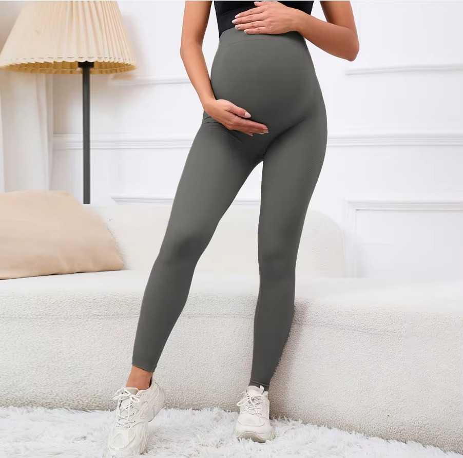 Women's Butterluxe Maternity Leggings – Over-the-Belly Pregnancy Yoga Pants – Soft Workout Activewear for Pregnant Women – Stretchy Maternity Leggings