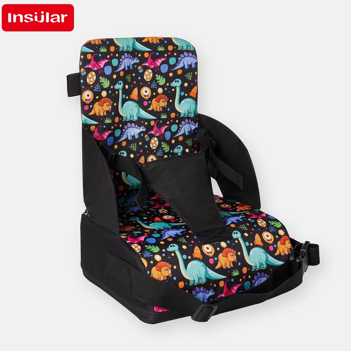 Portable Foldable Anti slip Children's Seat High Cushion Baby Dining Chair High Cushion Children's Travel Supplies