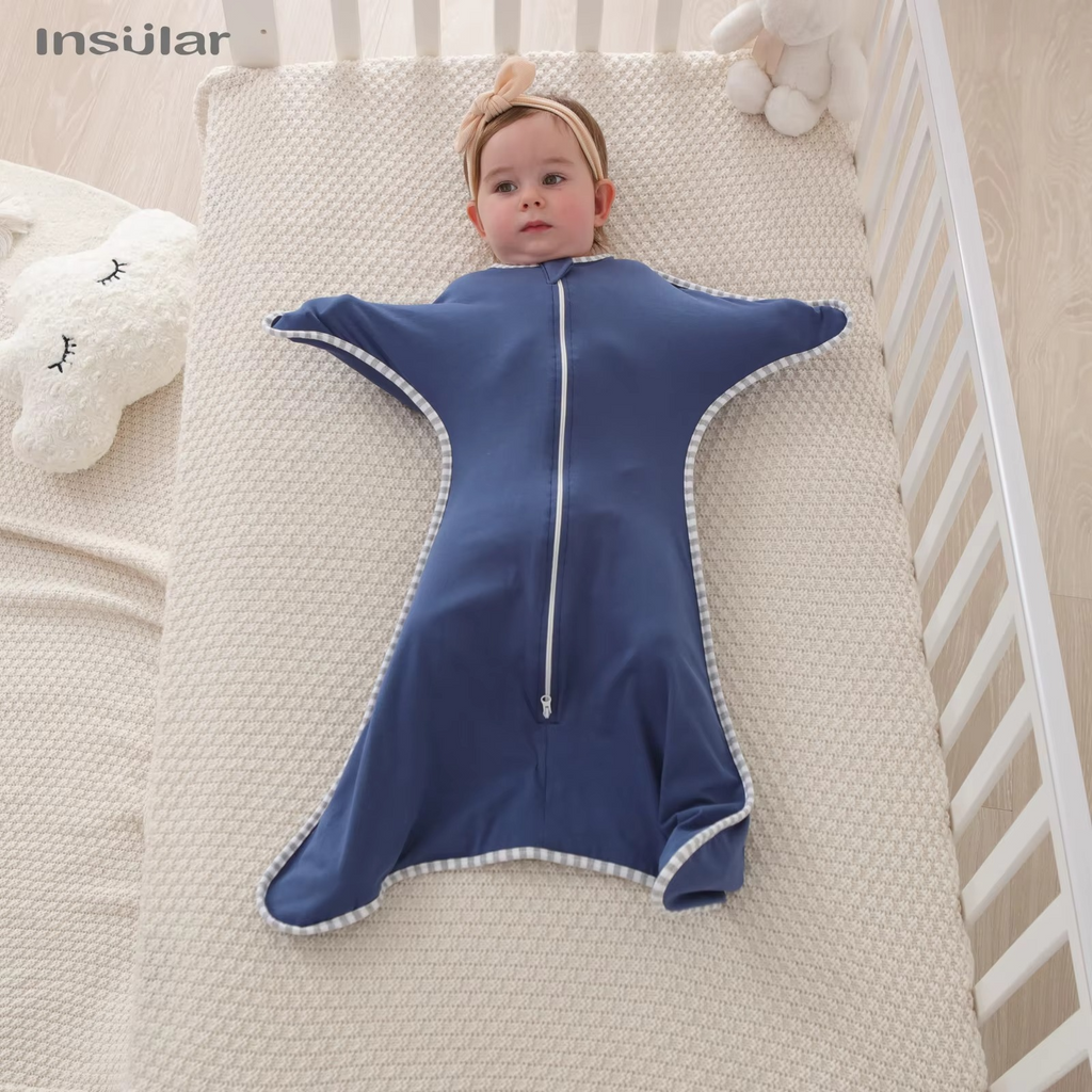 Newborn Baby Swaddle Blanket – Anti-Startle Cotton Baby Wrap – Soft Receiving Blanket for Infant Boys & Girls – Adjustable Sleep Sack Swaddling Wrap