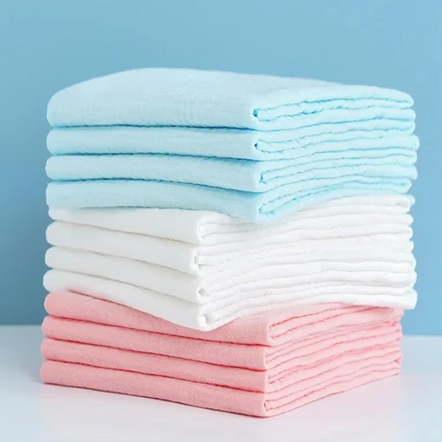 100% Cotton Baby Nappy for Newborn Changing 5PCS Baby Gauze Diapers 43x45cm Washable Reusable Double Layer Soft Baby Towels