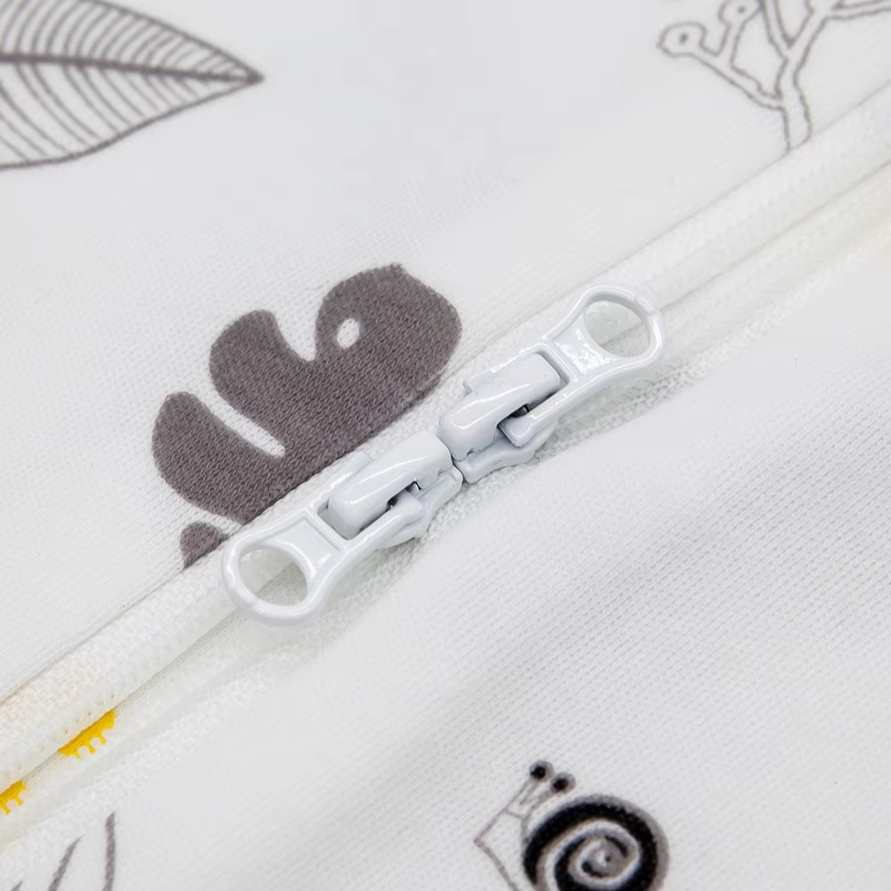 Baby Sleeping Bag for 0–12 Months – 100% Cotton Summer Swaddle Blanket – Soft Newborn Wearable Sleep Sack with 2-Way Zipper for Infants