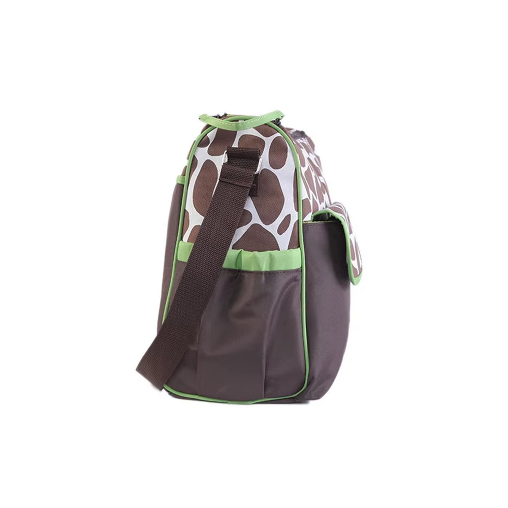 Cartoon Giraffe Mommy Diaper Bag – Large Capacity Multifunction Baby Travel Tote – Waterproof Shoulder & Crossbody Mother-and-Baby Organizer Bag