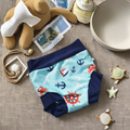 Eezkoala Reusable Baby Swim Diaper – High Waist Washable Swim Nappy for Newborns & Infants – Leak-Resistant Baby Swimwear for Boys & Girls