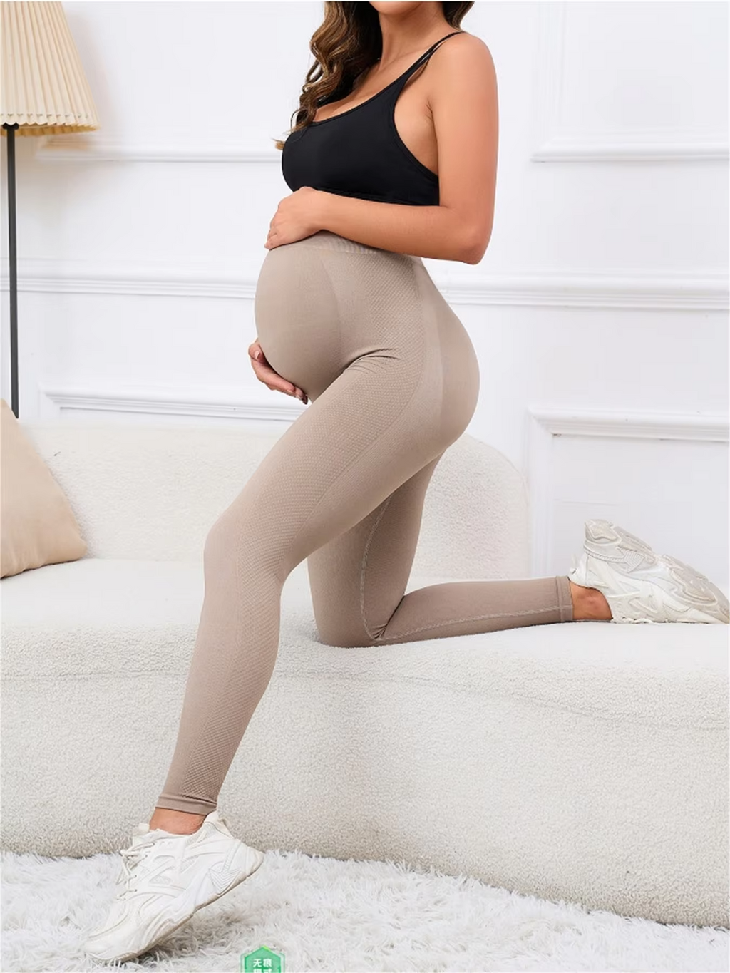 Women's Butterluxe Maternity Leggings – Over-the-Belly Pregnancy Yoga Pants – Soft Workout Activewear for Pregnant Women – Stretchy Maternity Leggings