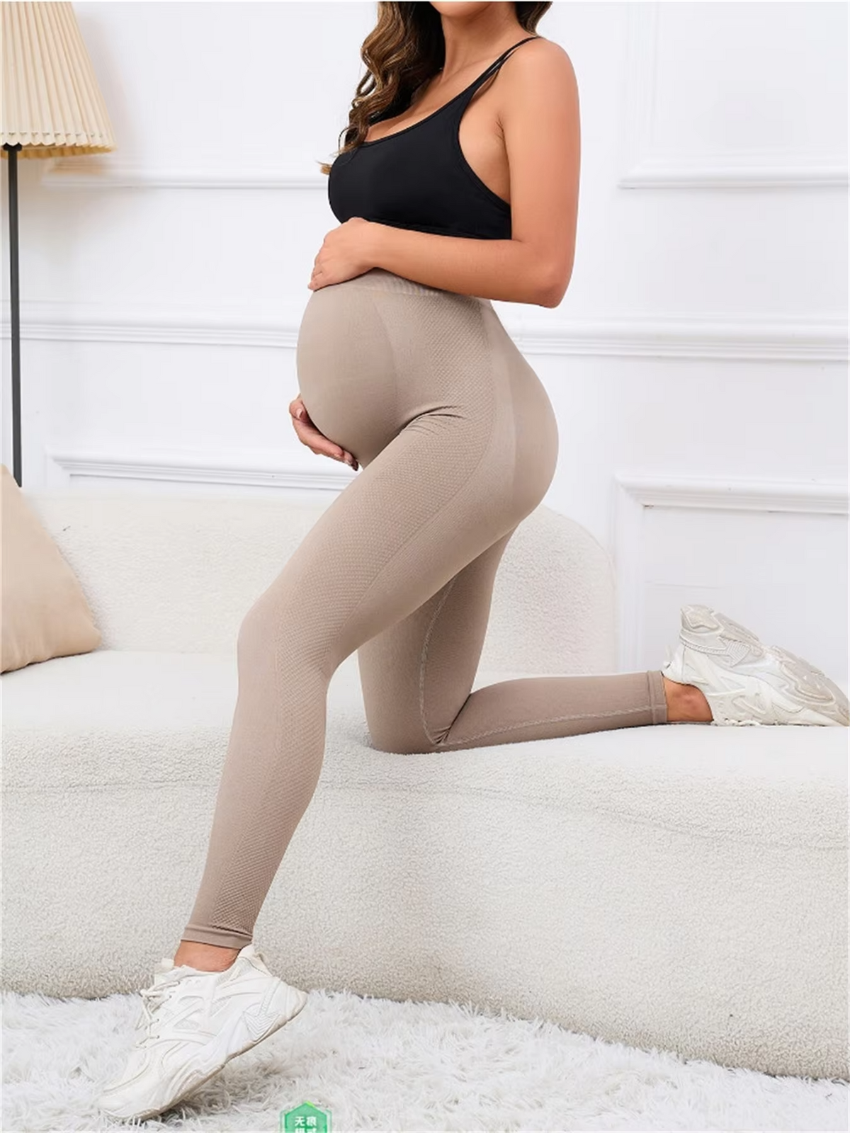 Women's Butterluxe Maternity Leggings – Over-the-Belly Pregnancy Yoga Pants – Soft Workout Activewear for Pregnant Women – Stretchy Maternity Leggings