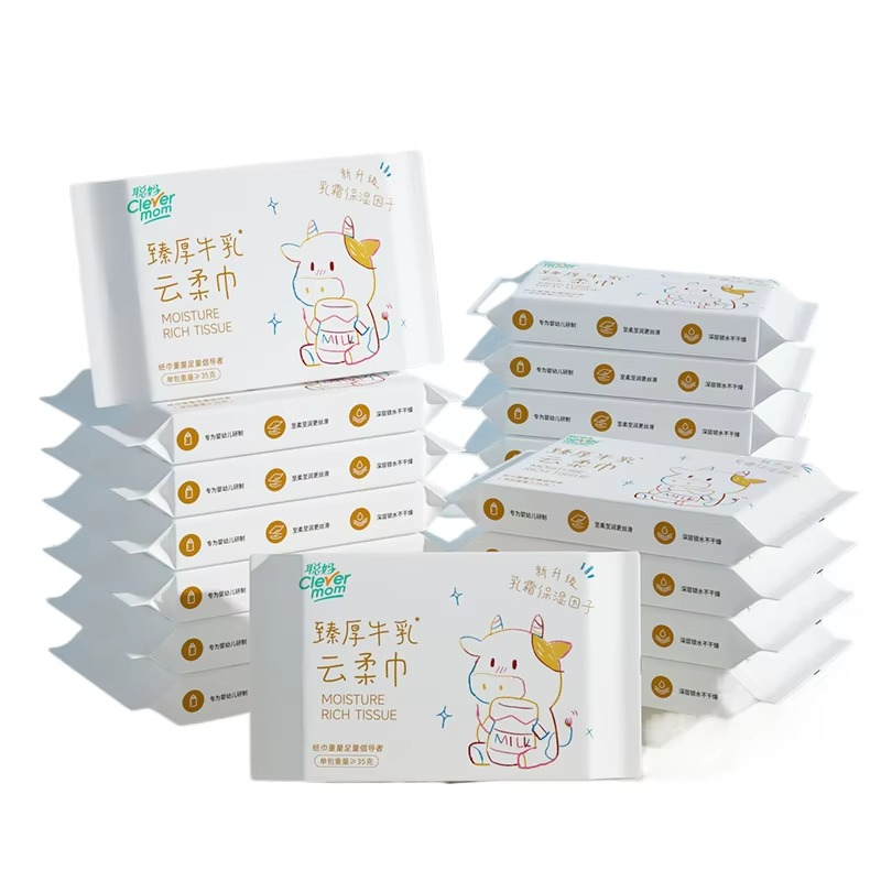 15 Packs (120 Sheets/Pack) Baby Wet Wipes – 6-Layer Thickened Cloud Tissue – Ultra Soft Moisturizing Baby Tissues for Sensitive Skin