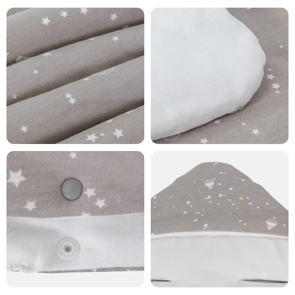Baby Wrap Blanket for Newborn – Hooded Windproof Infant Swaddle Envelope – Warm Car Seat Blanket for 0–6 Months – Autumn Baby Receiving Wrap