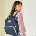 Foldable Baby Bed Diaper Bag Backpack – Multifunction Mommy Bag with Changing Station, Insulated Bottle Pockets & Large Capacity Storage – Double Shoulder Travel Nappy Backpack