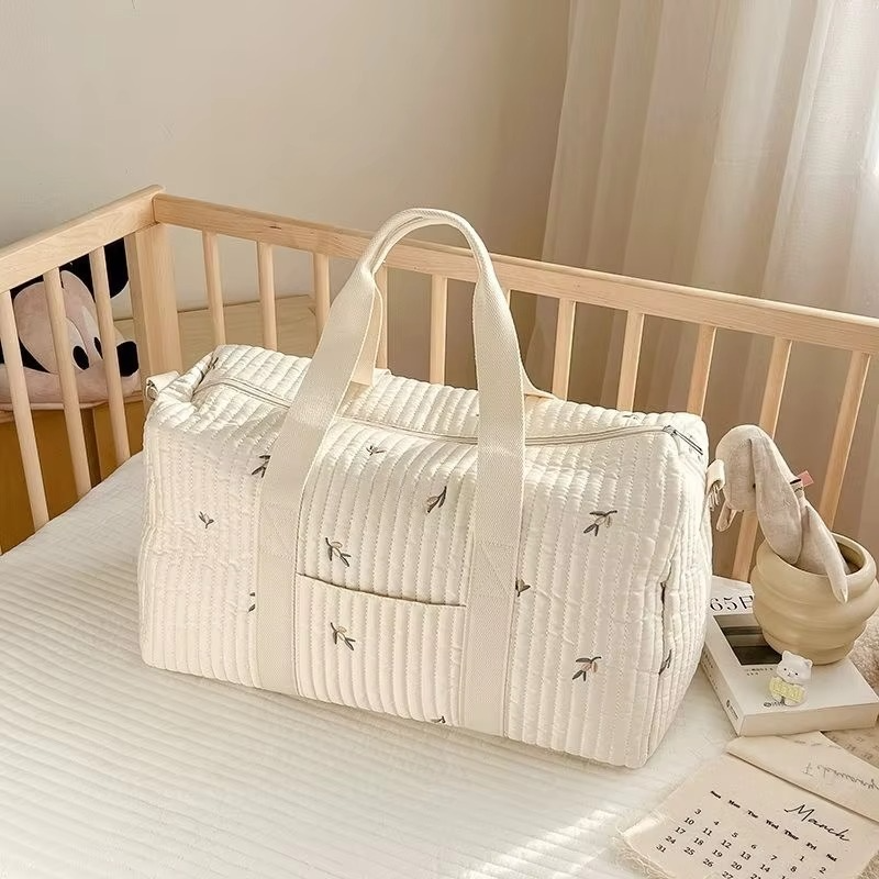 Large Mommy Diaper Bag – Multi-Functional Maternity Baby Organizer Tote – Large Capacity Travel Handbag for Baby Essentials & Nursing Supplies