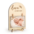 Baby Ultrasound Photo Frame – Sonogram Picture Frame Pregnancy Gift – Baby Announcement Keepsake for Couples, New Moms & Dads – Nursery Memory Decor