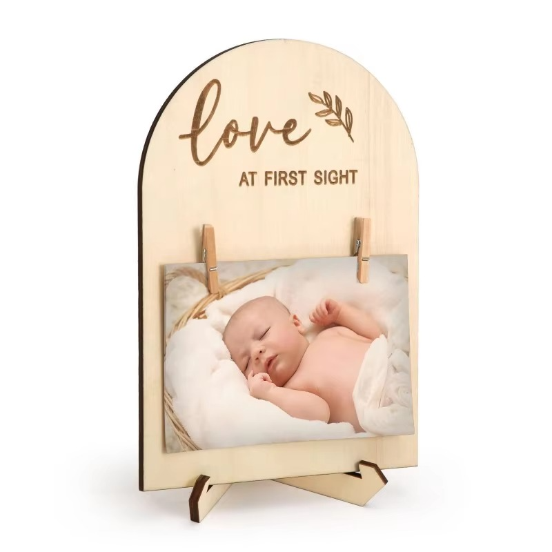 Baby Ultrasound Photo Frame – Sonogram Picture Frame Pregnancy Keepsake – Baby Announcement Gift for Couples, New Moms & Dads – Nursery Memory Decor