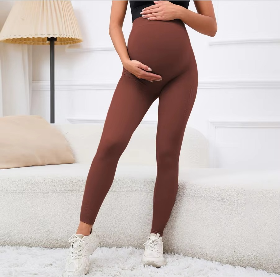 Women's Butterluxe Maternity Leggings – Over-the-Belly Pregnancy Yoga Pants – Soft Workout Activewear for Pregnant Women – Stretchy Maternity Leggings