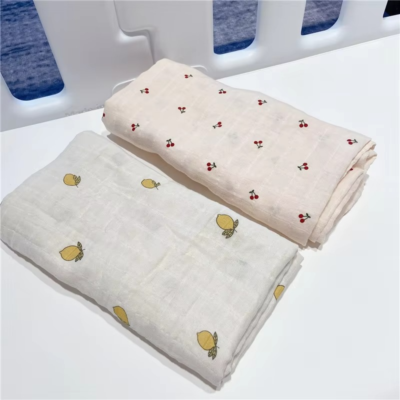 Baby Muslin Swaddle Blanket – Soft Cotton Gauze Swaddle Wrap for Newborn Babies – Breathable Receiving Blanket, Baby Bath Towel & Infant Accessories