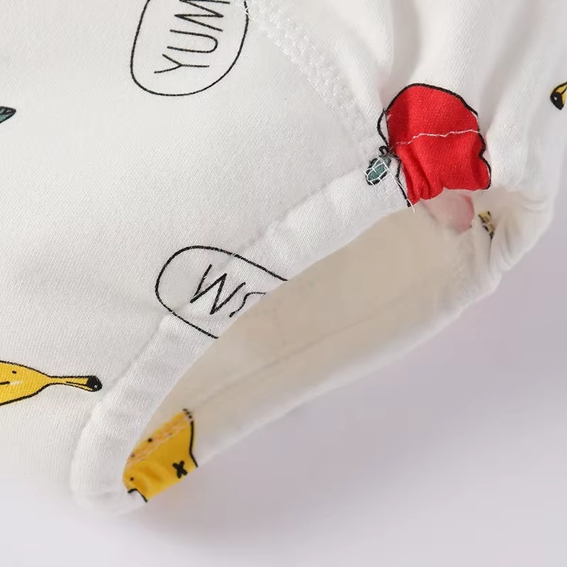 Reusable Soft Cotton Baby Breathable Diapers Pee Shorts Toddler Potty Training Pants Underwears for Boys & Girls Baby Nappies