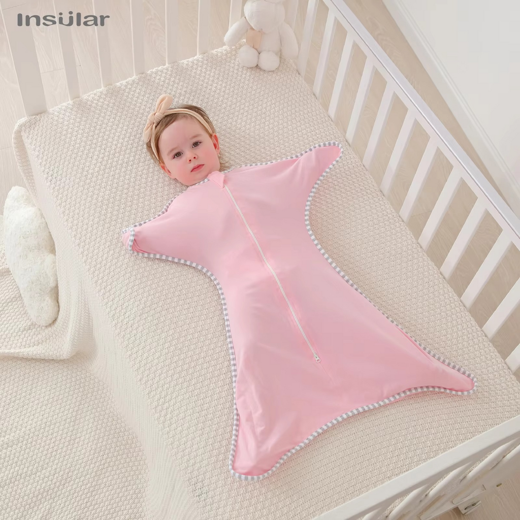 Newborn Baby Swaddle Blanket – Anti-Startle Cotton Baby Wrap – Soft Receiving Blanket for Infant Boys & Girls – Adjustable Sleep Sack Swaddling Wrap