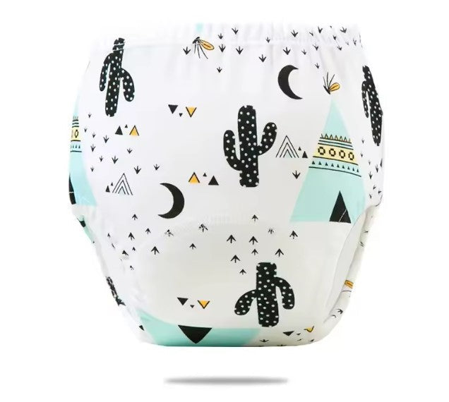 1PC Baby Cotton Diaper Infant Cloth Nappy Breathable Toilet Training Pant Reusable Cotton Newborn Baby Training Pants 0-3Year