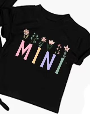 Lovely Cartoon Family Matching Shirts – Dad Mom Brother Sister Matching T-Shirts – Cute Family Birthday Outfit – Parent Child Matching Clothes for Family Photos