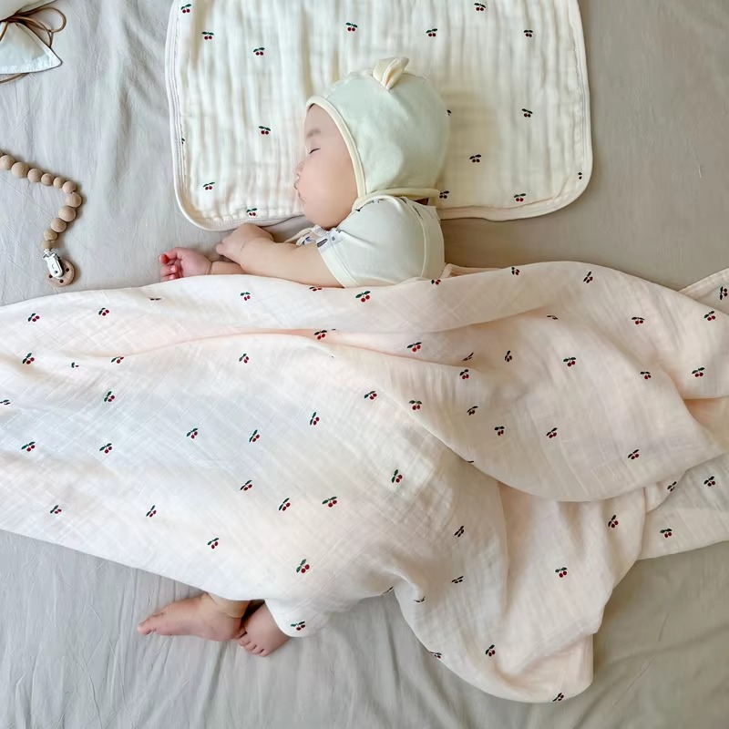 Baby Muslin Swaddle Blanket – Soft Cotton Gauze Swaddle Wrap for Newborn Babies – Breathable Receiving Blanket, Baby Bath Towel & Infant Accessories