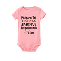 Prepare Yourself PAPA I’m Coming In A Few Months Baby Bodysuit – Pregnancy Announcement Outfit for Baby Boy Girl – Funny Newborn Infant Romper Toddler Jumpsuit – Baby Shower Gift for Dad To Be