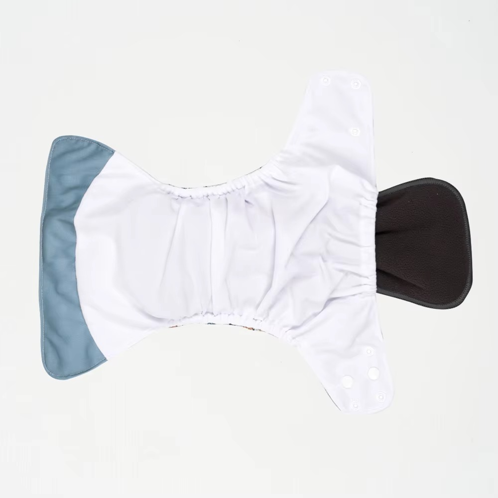 Bamboo Charcoal Cloth Diaper Inserts – 4PCS/5PCS/8PCS/10PCS Reusable Baby Nappy Liners – 4-Layer Absorbent Inserts for Cloth Diapers