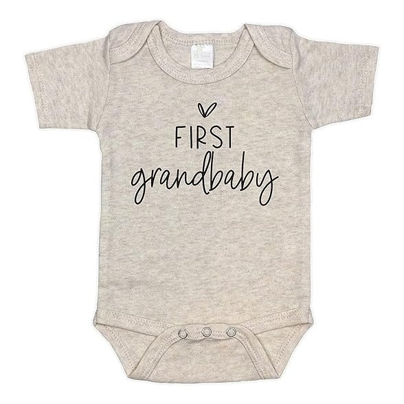 Pregnancy Announcement Infant Bodysuit First Grandbaby Gift for Grandparents | New Baby Surprise
