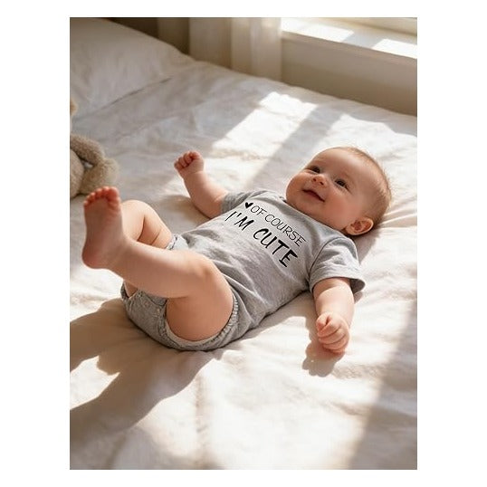 Baby Bodysuits, Short Sleeve, Baby Boys Girls Romper, Infant Outfits, Cosy Soft Breathable Outfits