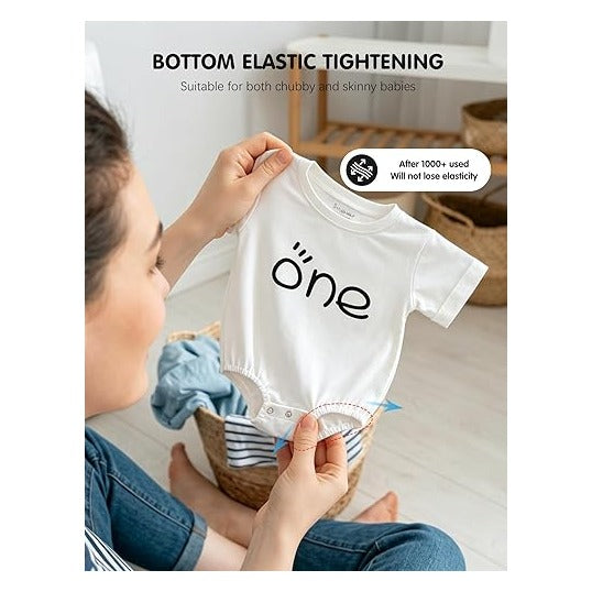Baby Bodysuits, Short Sleeve, Baby Boys Girls Romper, Infant Outfits, Cosy Soft Breathable Outfits