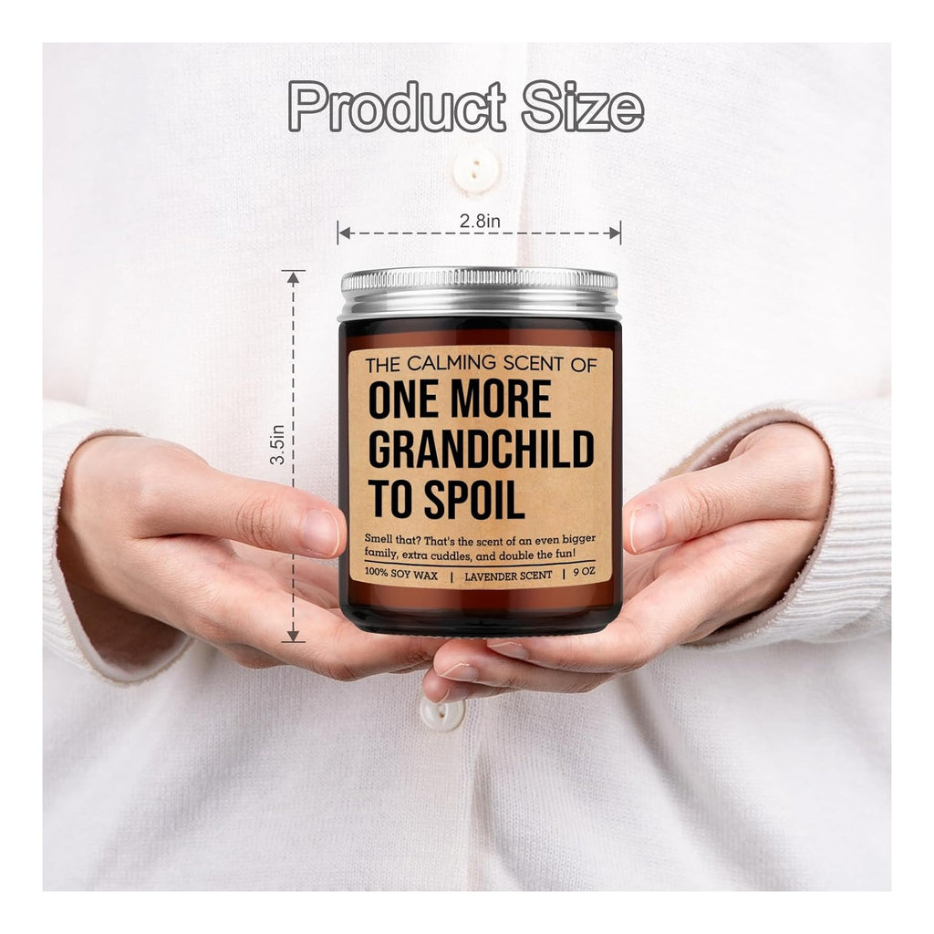 One More Grandchild Candle, Pregnancy Announcement for Grandparents, Baby Announcements Ideas, Pregnancy Reveal to Parents, Funny 2nd, Second Baby, Grandparents Again Gifts for Grandma Grandpa