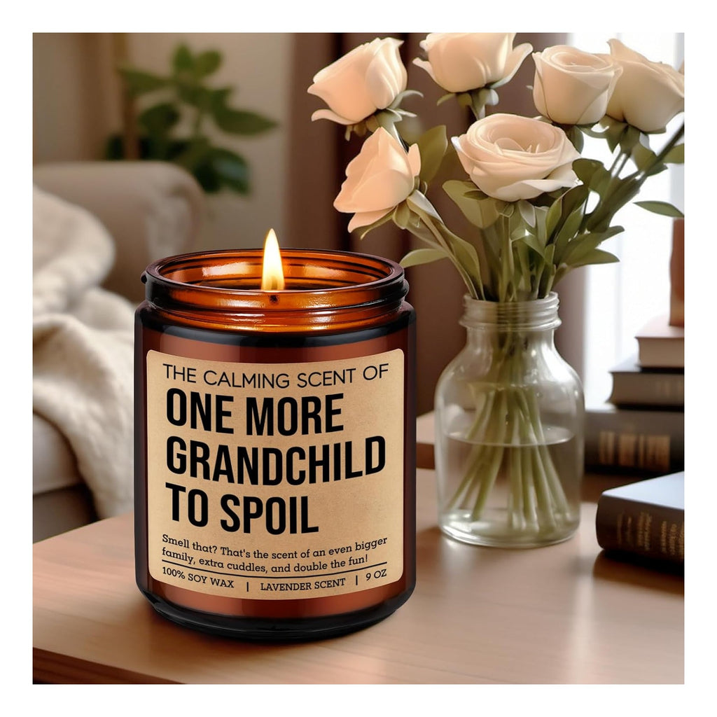 One More Grandchild Candle, Pregnancy Announcement for Grandparents, Baby Announcements Ideas, Pregnancy Reveal to Parents, Funny 2nd, Second Baby, Grandparents Again Gifts for Grandma Grandpa