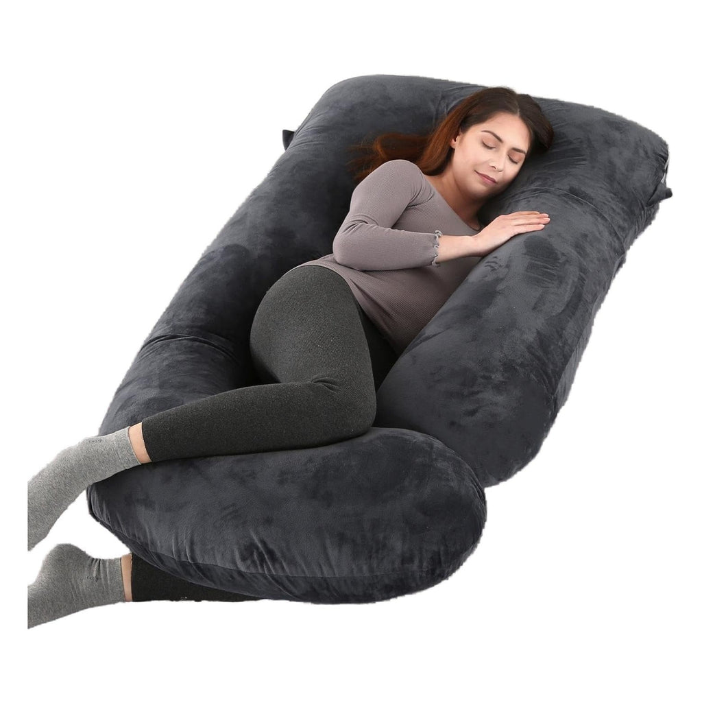 Pregnancy Pillow, Full Body  Maternity Pillow with Removable Washable Cover - Sleep Support for Legs, Back, Neck, Shoulder, HIPS, Belly for Pregnent Women
