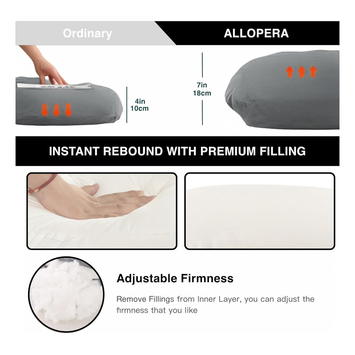 Pregnancy Pillow, Full Body  Maternity Pillow with Removable Washable Cover - Sleep Support for Legs, Back, Neck, Shoulder, HIPS, Belly for Pregnent Women
