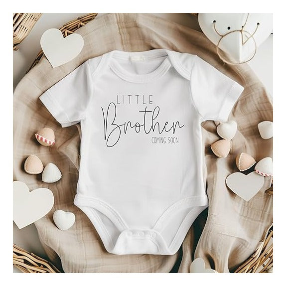 Little Brother Coming Soon Pregnancy Announcement Gender Reveal