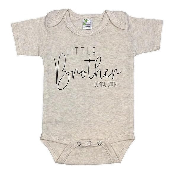 Little Brother Coming Soon Pregnancy Announcement Gender Reveal