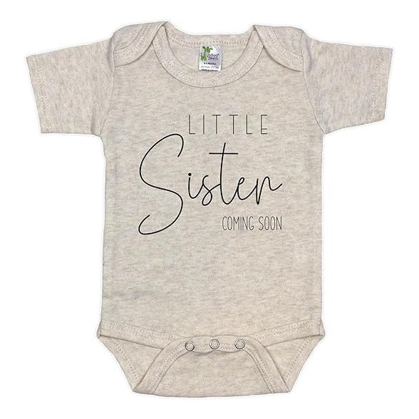 Little Sister Coming Soon Pregnancy Announcement and Gender Reveal
