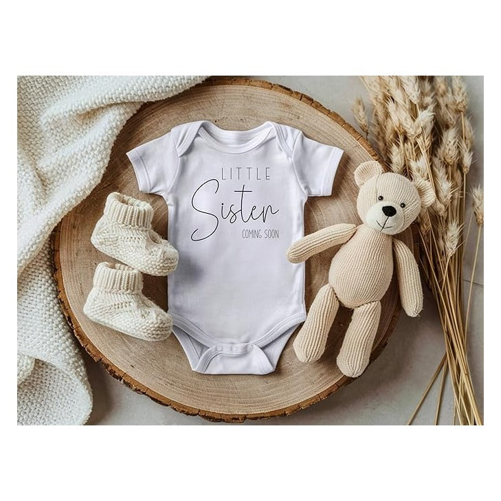 Little Sister Coming Soon Pregnancy Announcement and Gender Reveal