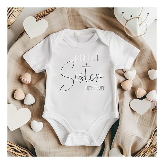 Little Sister Coming Soon Pregnancy Announcement and Gender Reveal