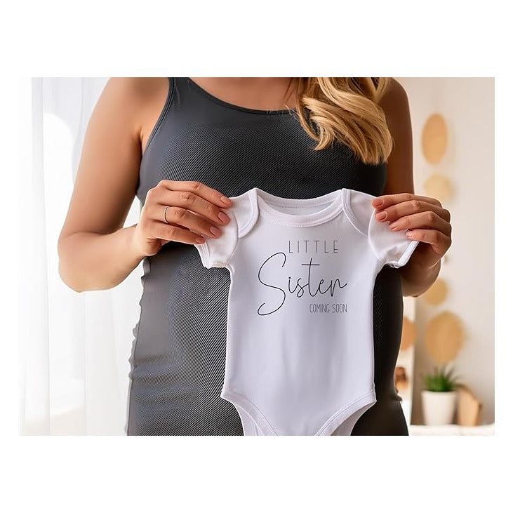 Little Sister Coming Soon Pregnancy Announcement and Gender Reveal