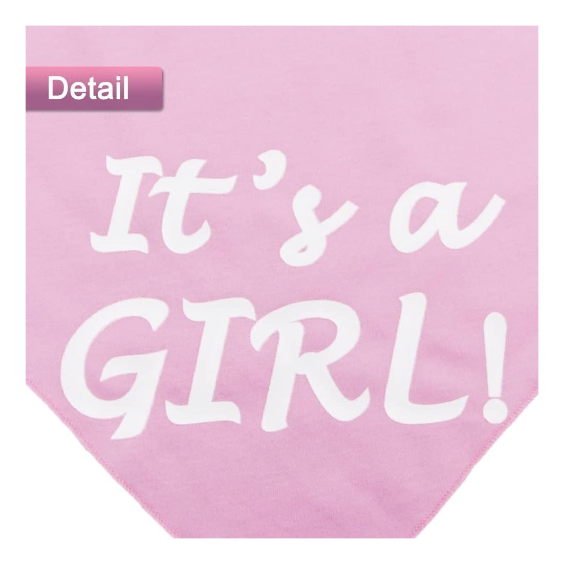 It’s a Boy or It’s a Girl Dog Bandana Pregnancy Announcement Dog Bandana Baby Announcement Triangle Pet Scarf Scarves Gender Reveal Photo Prop