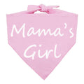 Mom’s Girl Dog Bandana Gender Reveal Pets Bandana Reversible Triangle Dogs Scarf Photo Prop Pink