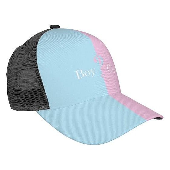 Gender Reveal Party Decorations,Baby Shower Trucker Adjustable hat,Boy or Girl Pregnancy Announcement Gifts idea