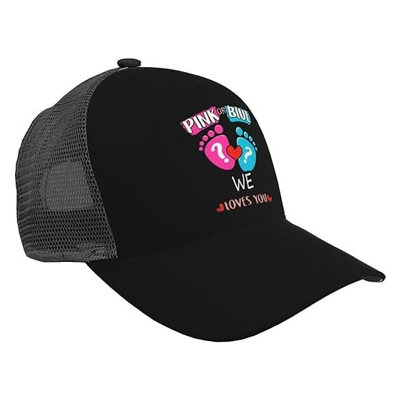 Gender Reveal Party Decorations,Baby Shower Trucker Adjustable hat,Boy or Girl Pregnancy Announcement Gifts idea