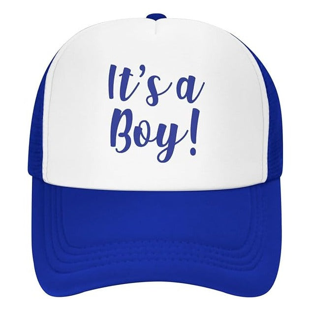 Gender Reveal Party Decorations,Baby Shower Trucker Adjustable hat,Boy or Girl Pregnancy Announcement Gifts idea