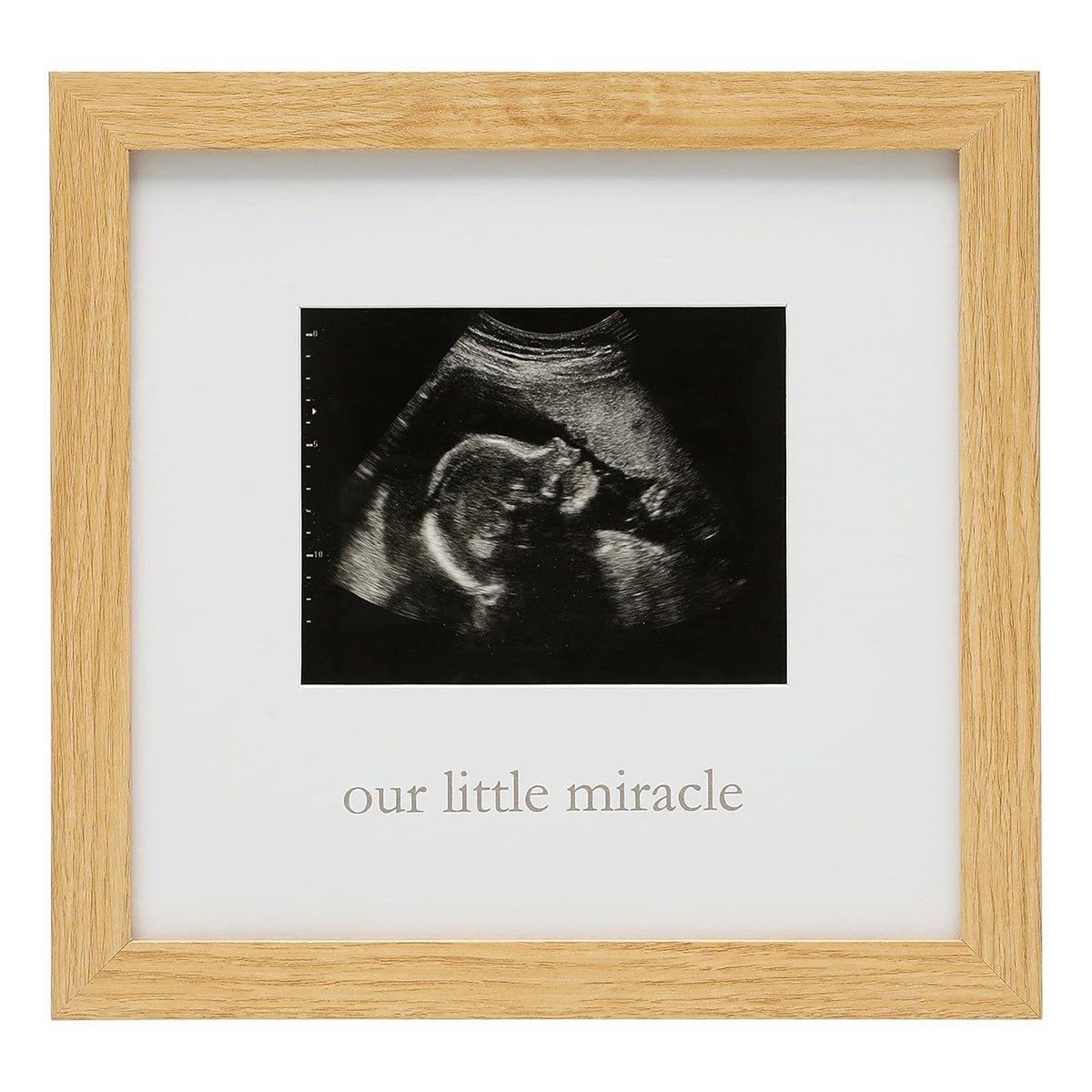Born in 2026 Baby Picture Frame – Wooden Nursery Keepsake with 3 x 3 Photo Insert, Gender Neutral Newborn Gift & Baby Announcement Décor