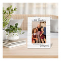 Grandparents Gifts Picture Frame, Mother's Day Gifts for Grandparents Grandma, Pregnancy Announcement Photo Frame 4X6, The Best Parents Wooden Photo Picture Frames For Desk Tabletop Decor